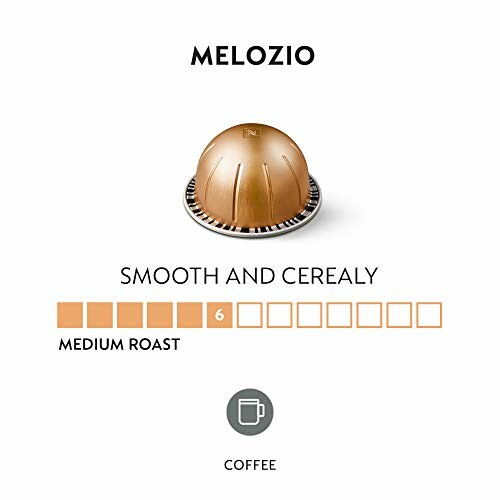 Melozio medium roast coffee pod with smooth and cereal flavor.