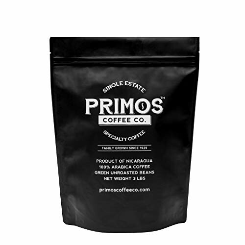 Primos Coffee Co. black bag with product details